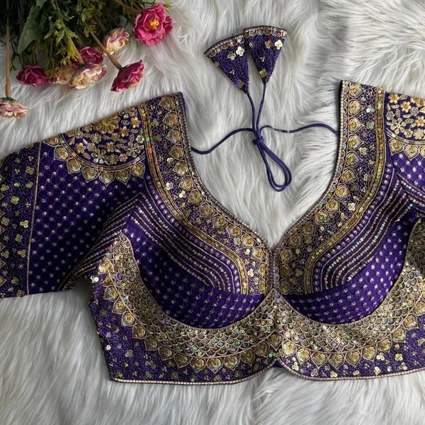 Purple_Premium_Bridal_Blouse_For_Women