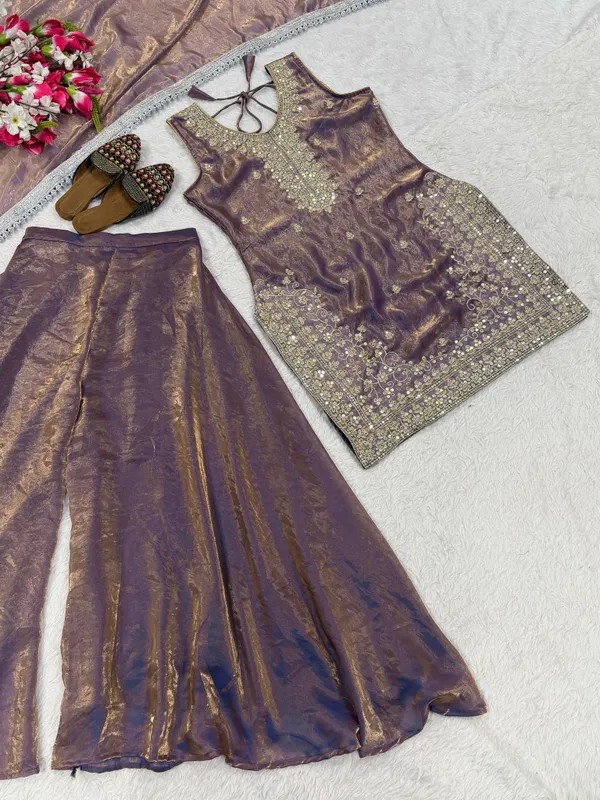 Purple_Fandy_Silk_Sharara_Palazzo_For_Women