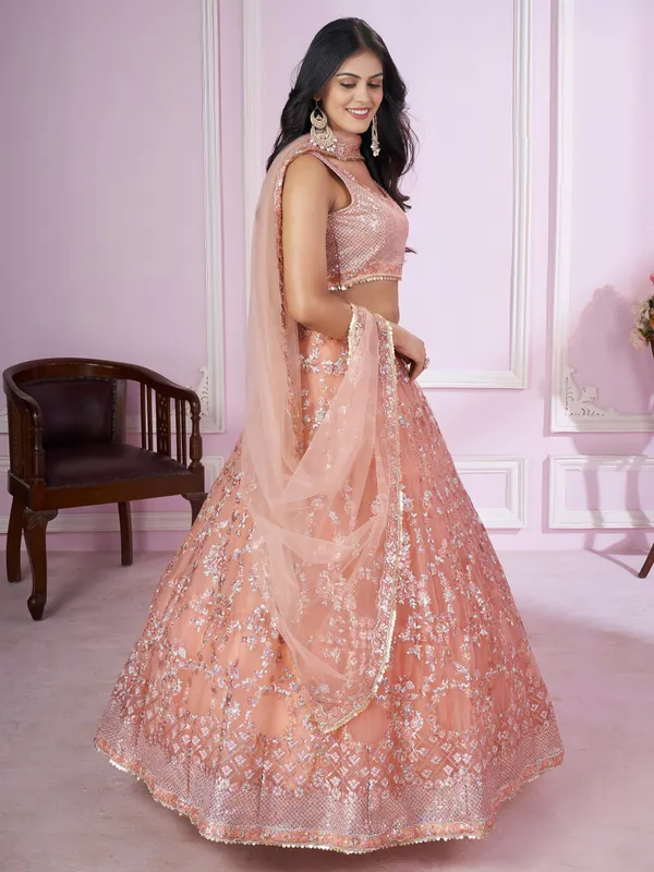 Pink_Net_Lehenga_Choli_Set_For_Women