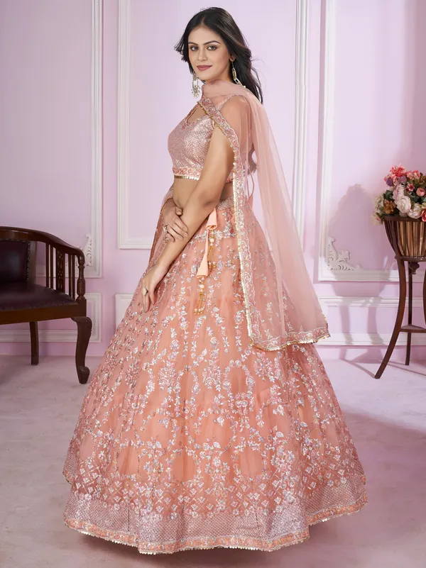 Pink_Net_Lehenga_Choli_Set_For_Women