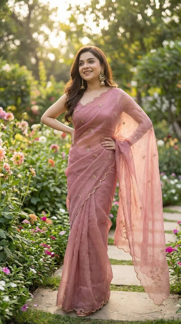 Dusty_Rose_Designer_Saree_Collection_For_Women