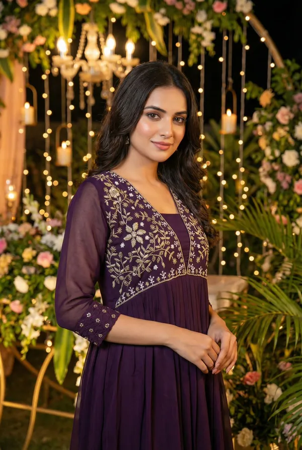 Heavy_Georgette_Kurti_For_Women