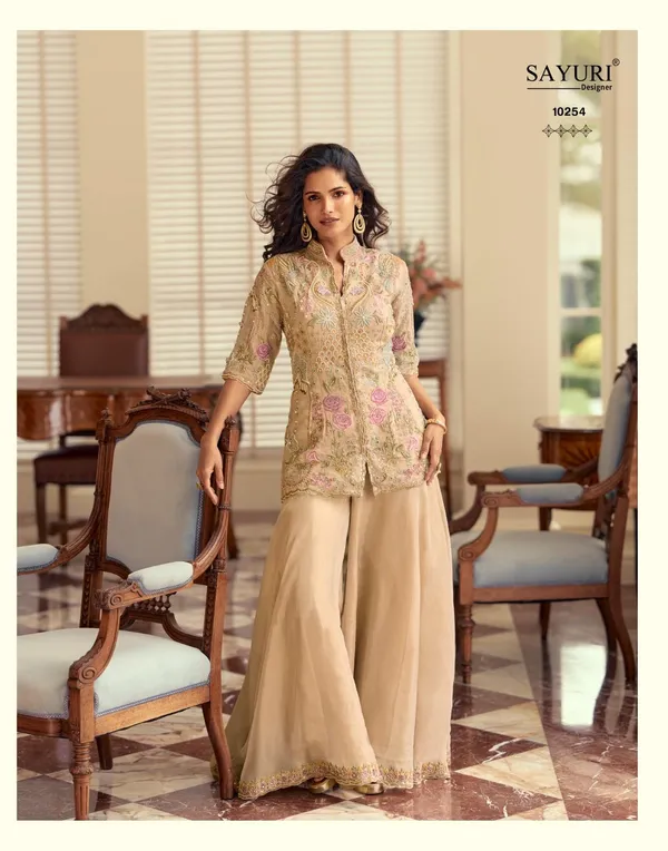 Beige_Designer_Ketiki_Simar_Silk_3_Piece_Suit_Set_For_Women