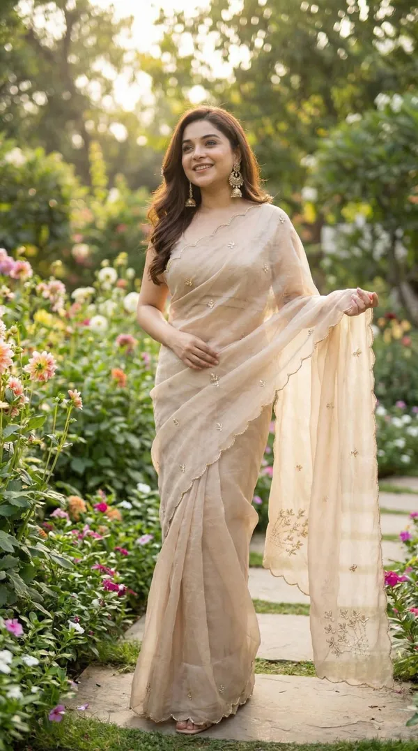 Beige_Elegant_Designer_Saree_For_Women