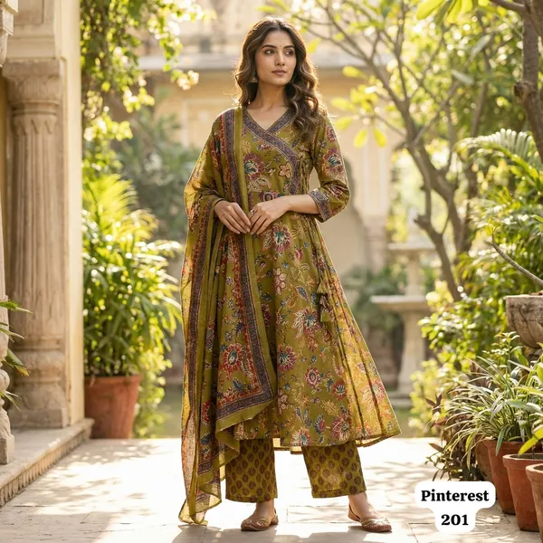 Green_Designer_Party_Kurta_Set_With_Dupatta_For_Women