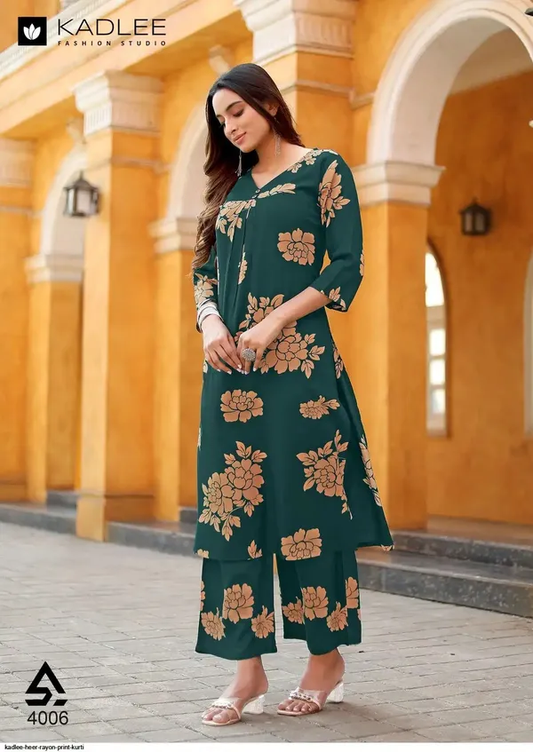 Green_Designer_Party_Kurta_And_Palazzo_Set_For_Women