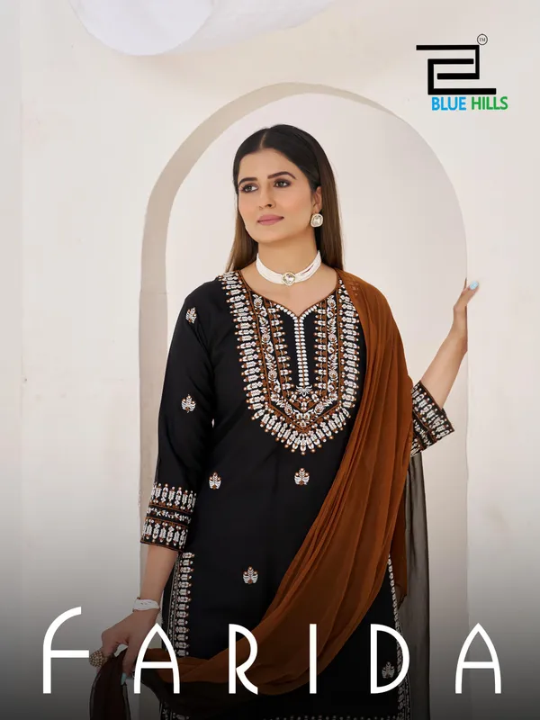 Black_Premium_Ethnic_Kurta_Set_With_Dupatta_For_Women