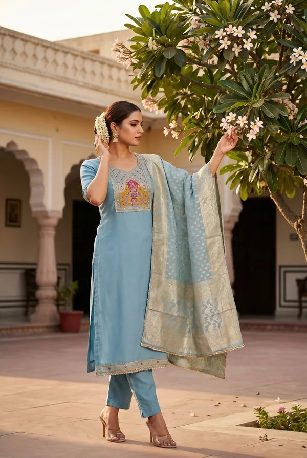 Blue_Premium_Ethnic_Kurta_Set_With_Dupatta_For_Women