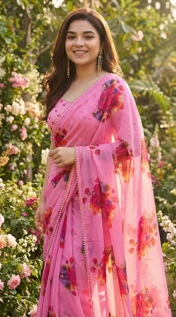 Pink_Elegant_Traditional_Saree_For_Women