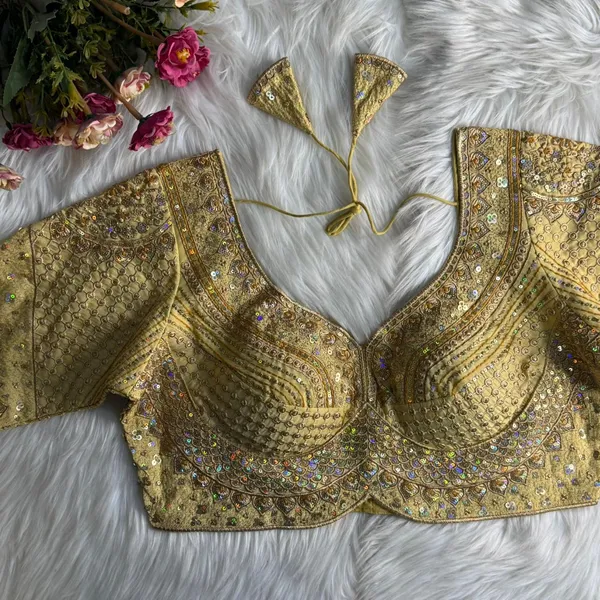 Beige_Embroidered_Bridal_Blouse_For_Women
