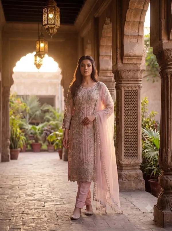 Light_Pink_Festive_Wedding_Religious_Ceremonies_Kurta_Set_For_Women