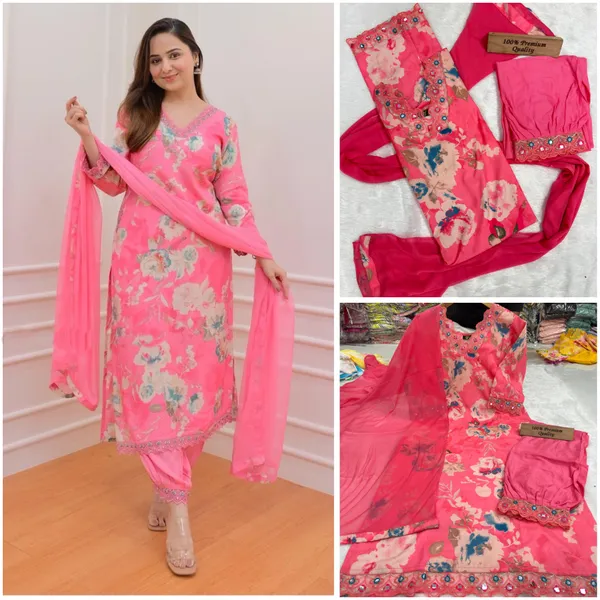 Pink_Stylish_Ethnic_Kurta_Set_With_Dupatta_For_Women