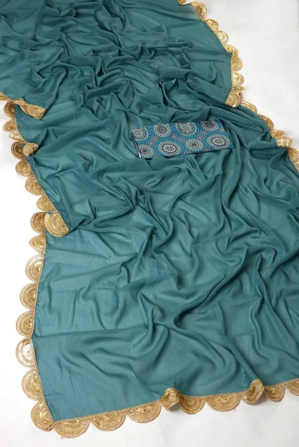 Teal_Blue_Luxury_Party_Saree_For_Women