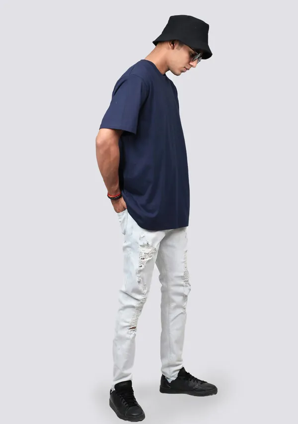 Blue_Premium_Cotton_Oversized_T-Shirt_For_Men