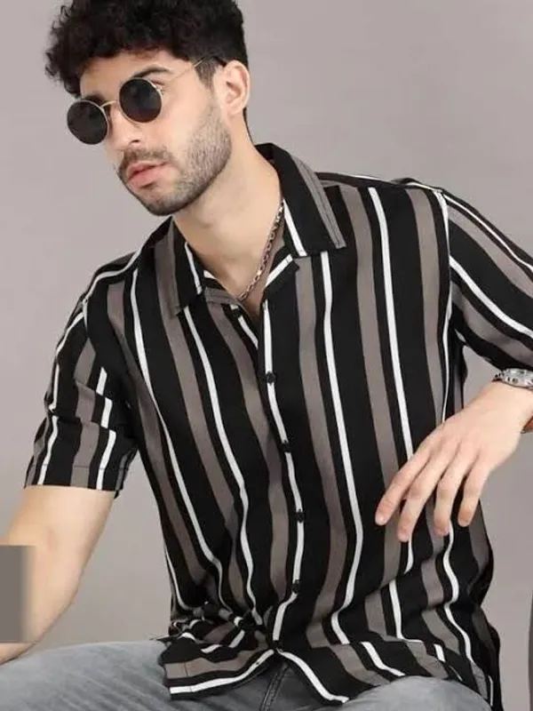 Black_Premium_Cotton_Casual_Shirt_For_Men
