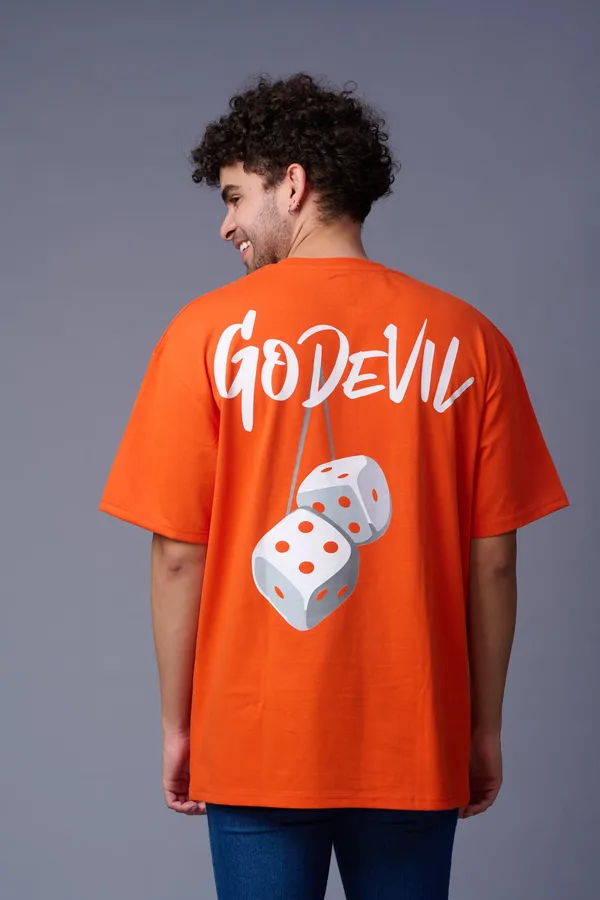 Orange_Premium_Cotton_Graphic_T-Shirt_For_Men