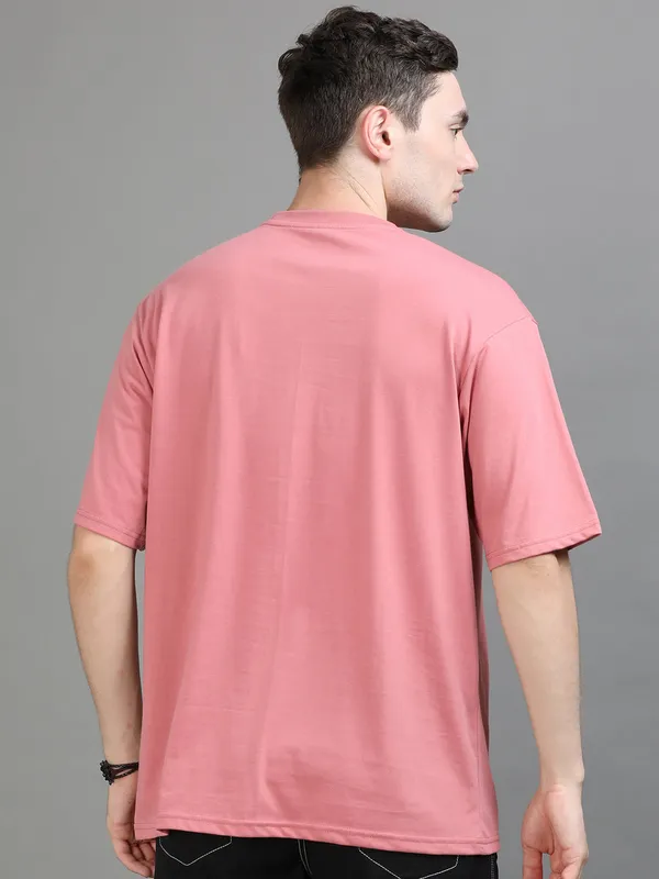 Pink_Premium_Cotton_Oversized_T-Shirt_For_Men