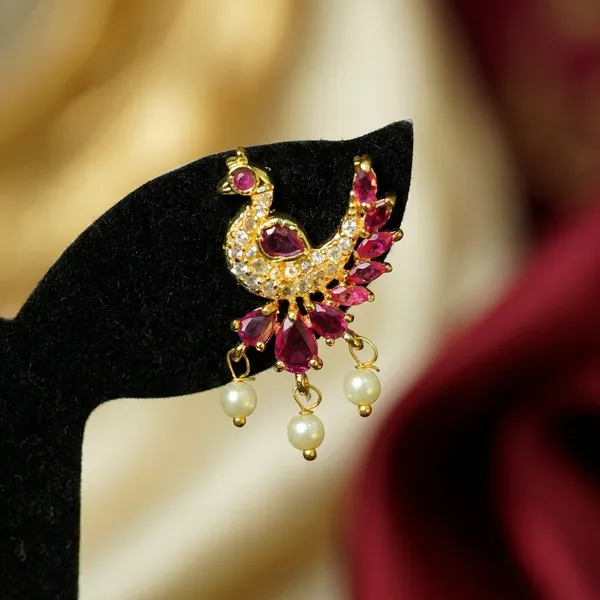 Pink_And_Gold_Premium_Copper_Earring_For_Women