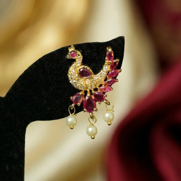 Pink_And_Gold_Premium_Copper_Earring_For_Women
