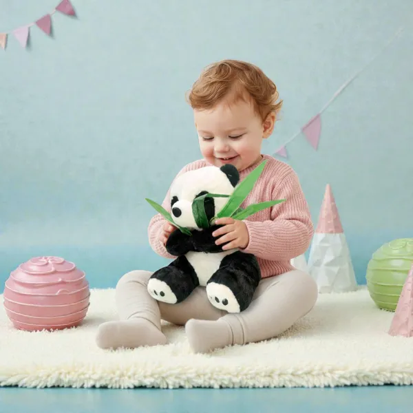 White_And_Black_Panda_Plush_Toy_With_Bamboo_Leaves_Soft_Stuffed_Toy_For_Kids