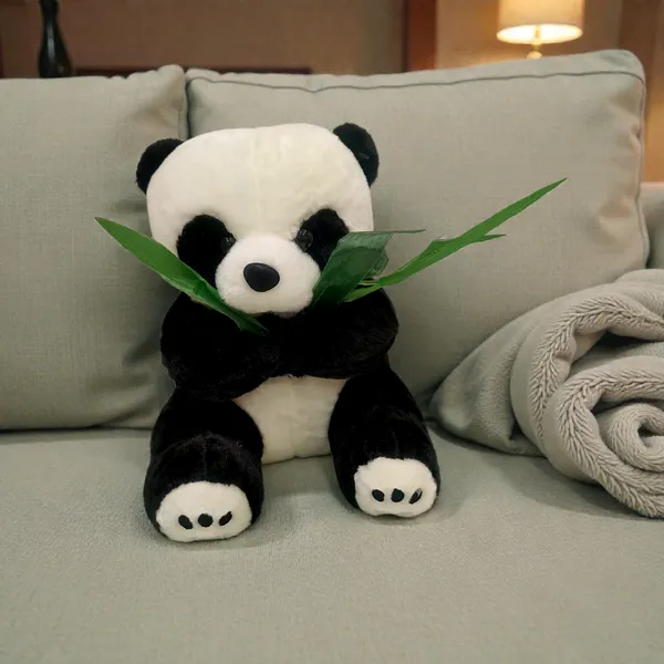 White_And_Black_Panda_Plush_Toy_With_Bamboo_Leaves_Soft_Stuffed_Toy_For_Kids