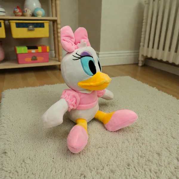 Pink_And_White_And_Yeloow_Daisy_Duck_Plush_Soft_Toy_For_Kids
