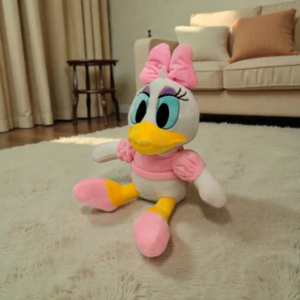 Pink_And_White_And_Yeloow_Daisy_Duck_Plush_Soft_Toy_For_Kids