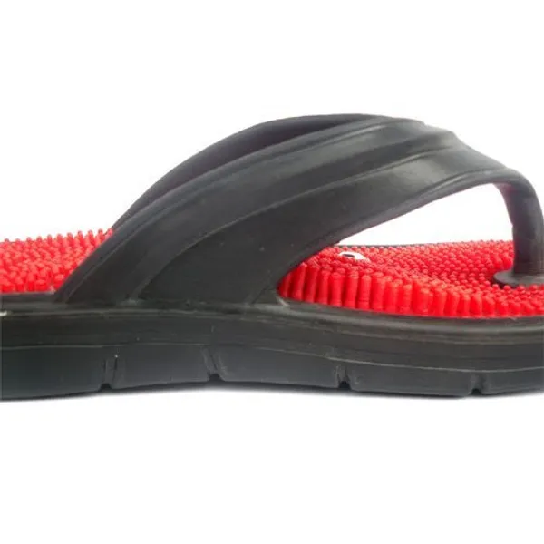 Acupressure_And_Magnetic_Slippers_For_Full_Body_Blood_Circulation_&_Foot_Massager_For_Men_&_Women_-_Red_&_Black