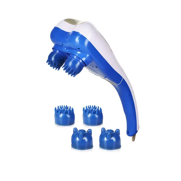 Dual_Head_Electric_Massager_For_Body_Pain_Relief_Handheld_Back_Neck_Massager_Machine_With_2_Speed_Vibration_Infrared_Magnetic_Therapy_4_Interchangeable_Heads_For_Muscle_Relaxation