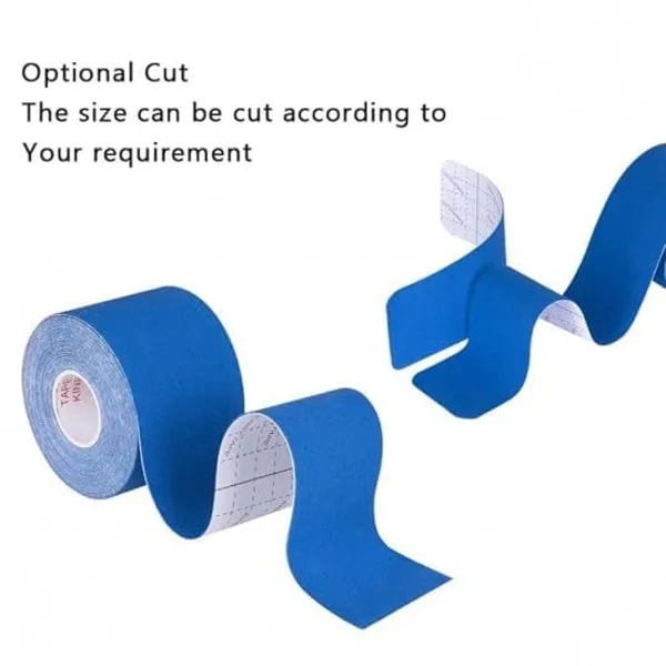 Kinesiology_Tape_For_Sport_Therapy_Athletic_Muscle_Joint_Support_Water_Resistant_Elastic_Recovery_Tape_For_Physical_Therapy_Pain_Relief_Workout_Injury_Support_Sports_Tape_Color_As_Per_Availability