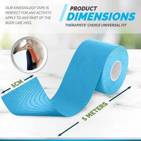 Kinesiology_Tape_For_Sport_Therapy_Athletic_Muscle_Joint_Support_Water_Resistant_Elastic_Recovery_Tape_For_Physical_Therapy_Pain_Relief_Workout_Injury_Support_Sports_Tape_Color_As_Per_Availability