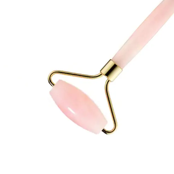 Rose_Quartz_Face_Roller_And_Gua_Sha_Set_Facial_Roller_For_Face_Neck_Eyes_Natural_Jade_Face_Massager_Tool_Skin_Care_Beauty_Roller_For_Puffiness_Relief_Lymphatic_Drainage_Tension_Relaxation_Pink