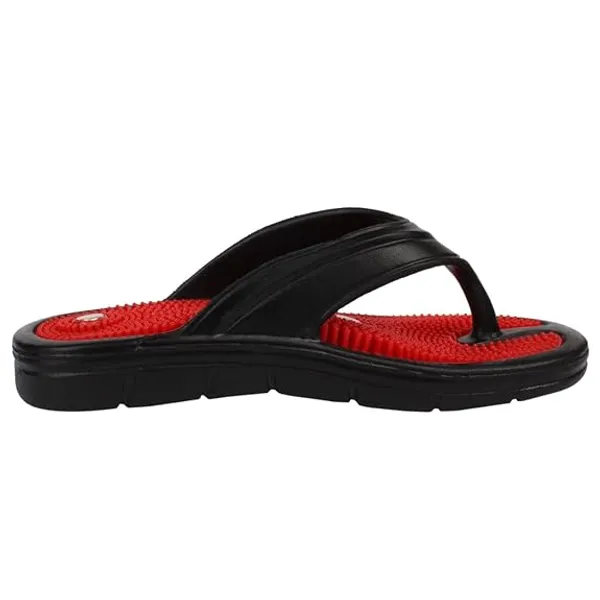 Acupressure_And_Magnetic_Slippers_For_Full_Body_Blood_Circulation_&_Foot_Massager_For_Men_&_Women_-_Red_&_Black
