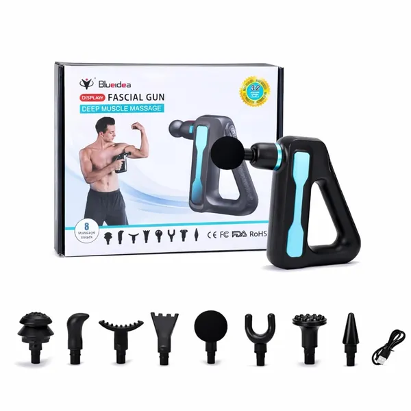 Handheld_Deep_Tissue_Massage_Gun_(_32_Speed_)_With_8_Attachment_Heads