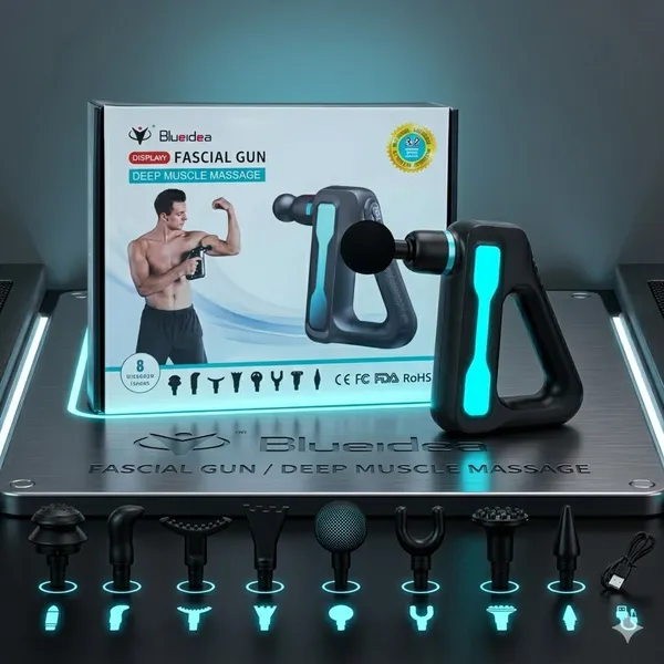 Handheld_Deep_Tissue_Massage_Gun_(_32_Speed_)_With_8_Attachment_Heads
