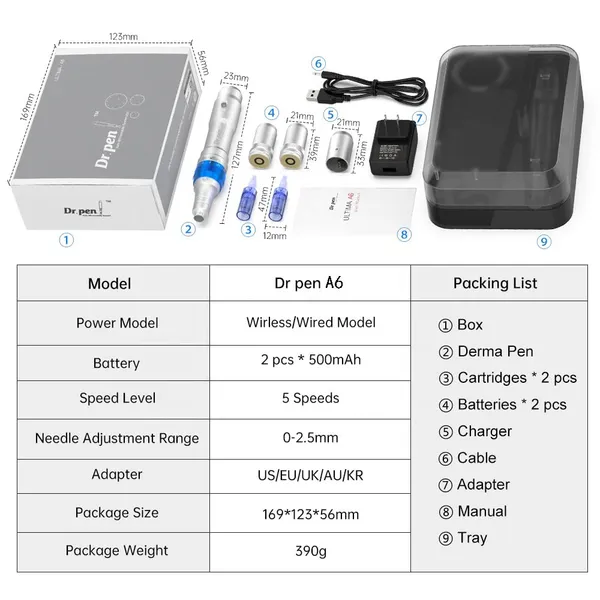 Dr._Pen_Ultima_A6_Professional_Auto_Microneedling_Derma_Pen_System_-_5-Speed_Electric_Micro_Needle_Pen_With_2_Cartridges