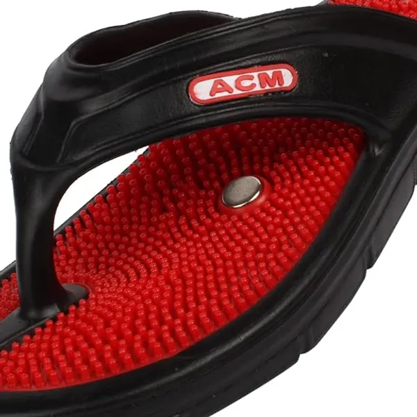 Acupressure_And_Magnetic_Slippers_For_Full_Body_Blood_Circulation_&_Foot_Massager_For_Men_&_Women_-_Red_&_Black
