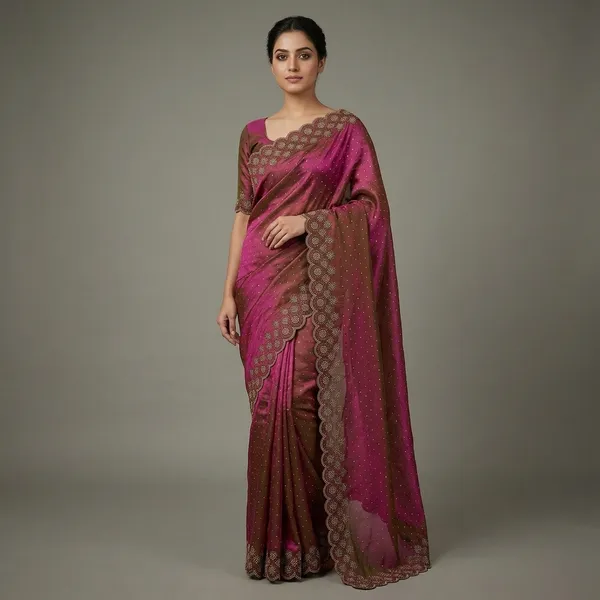 Pink_Jimmy_Choo_Saree_For_Women