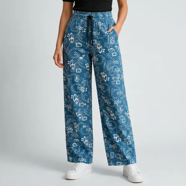 Blue_Cotton_Palazzo_Pants_For_Women
