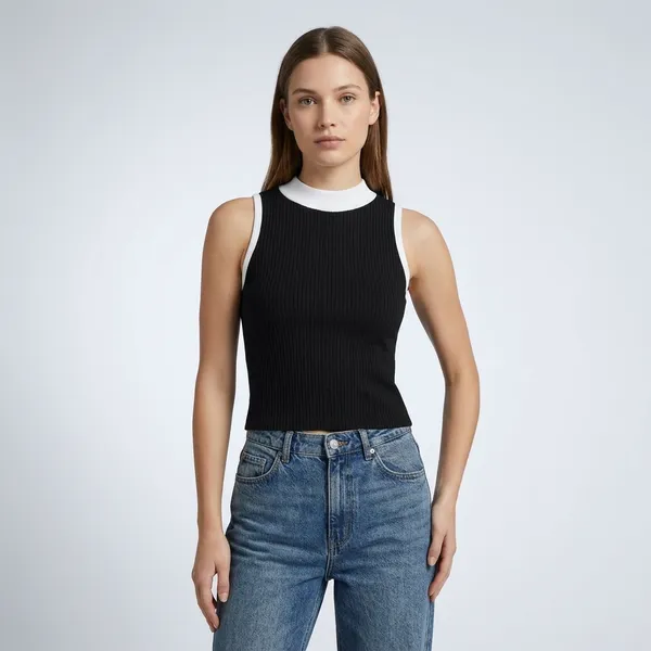 Black_Hosiery_Crop_Top_For_Women