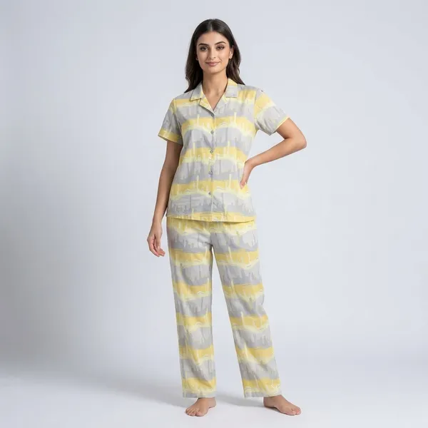 Yellow_Hosiery_Co-Ord_Set_For_Women