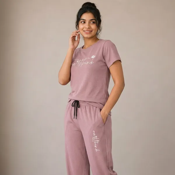 Dusty_Pink_Hosiery_Night_Suit_Set_For_Women