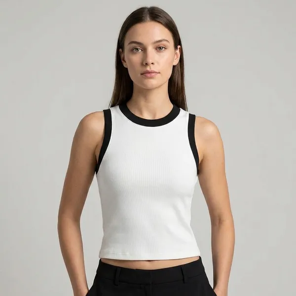 White_Hosiery_Crop_Top_For_Women