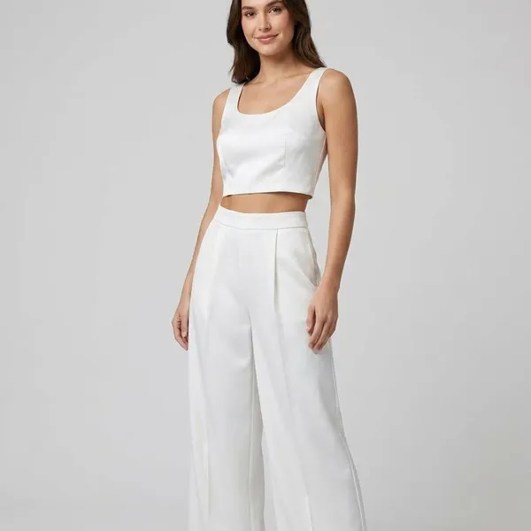 White_Satin_Lycra_Palazzo_For_Women