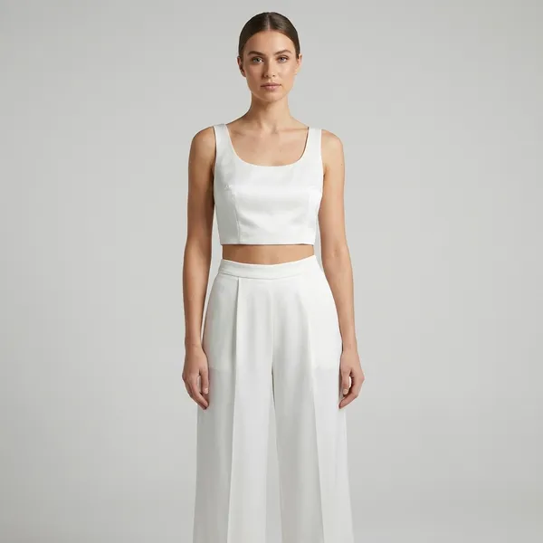 White_Satin_Lycra_Palazzo_For_Women