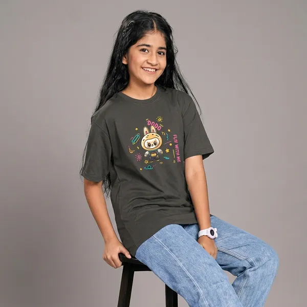 Charcoal_Grey_Hosiery_Oversized_Tshirt_For_Girls