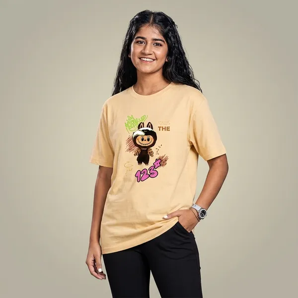 Beige_Hosiery_Oversized_Tshirt_For_Girls