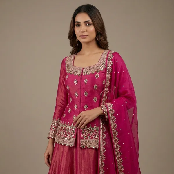 Pink_Chanderi_Silk_Sharara_Suit_For_Women
