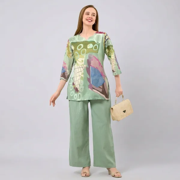 Green_Cotton_Flex_Co-Ord_Set_For_Women