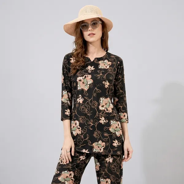Black_Hosiery_Co-Ord_Set_For_Women
